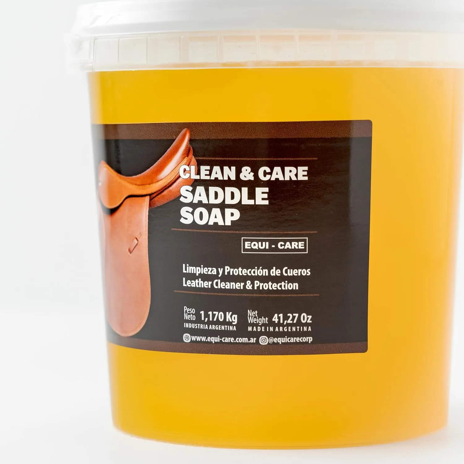Clean & Care Saddle Soap, Glycerin-Based soap Designed to Clean and Condition Leather. Keep Your Leather tack and Equipment in top Condition Saddle soap.