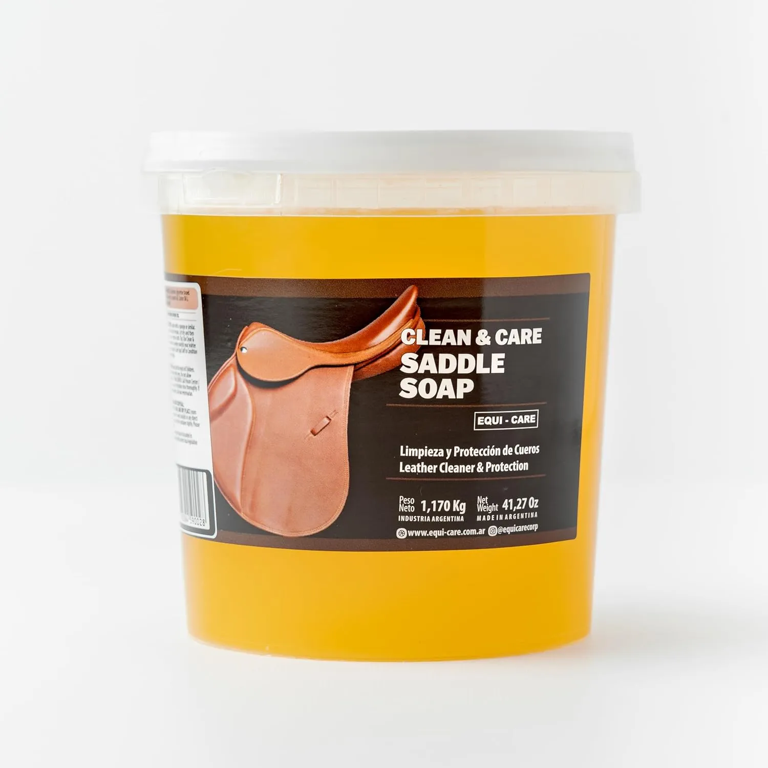 Clean & Care Saddle Soap, Glycerin-Based soap Designed to Clean and Condition Leather. Keep Your Leather tack and Equipment in top Condition Saddle soap.