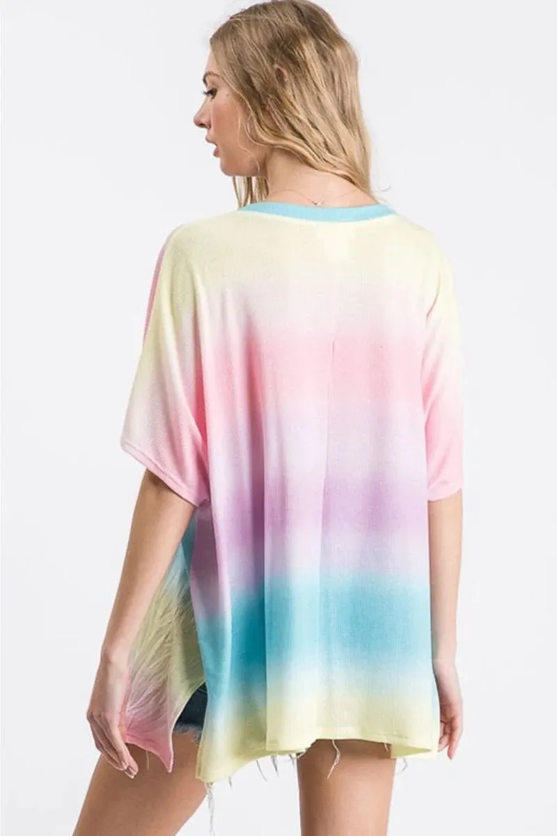 COLOR MY WORLD OVERSIZED TOP