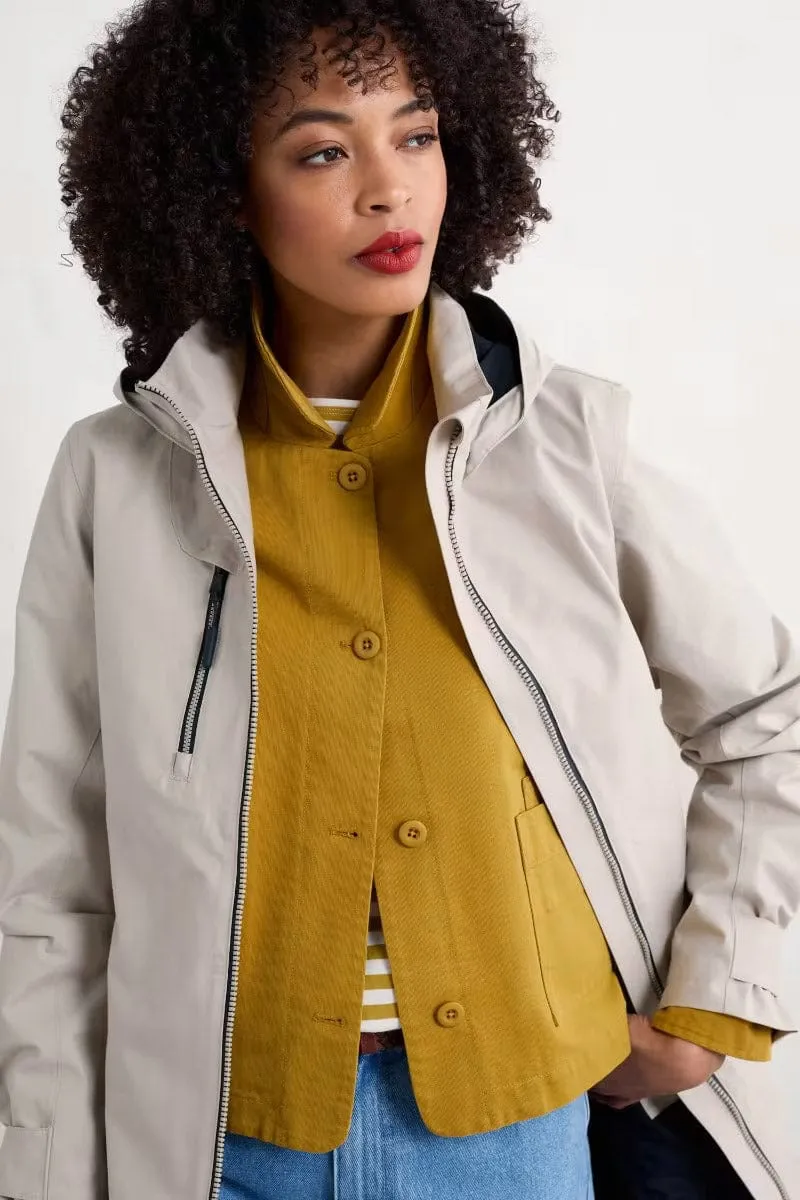 Coverack Coat Waterproof - Driftwood
