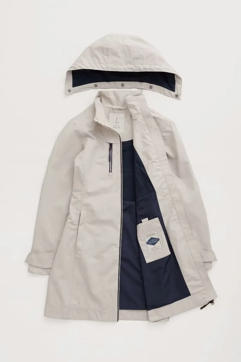 Coverack Coat Waterproof - Driftwood