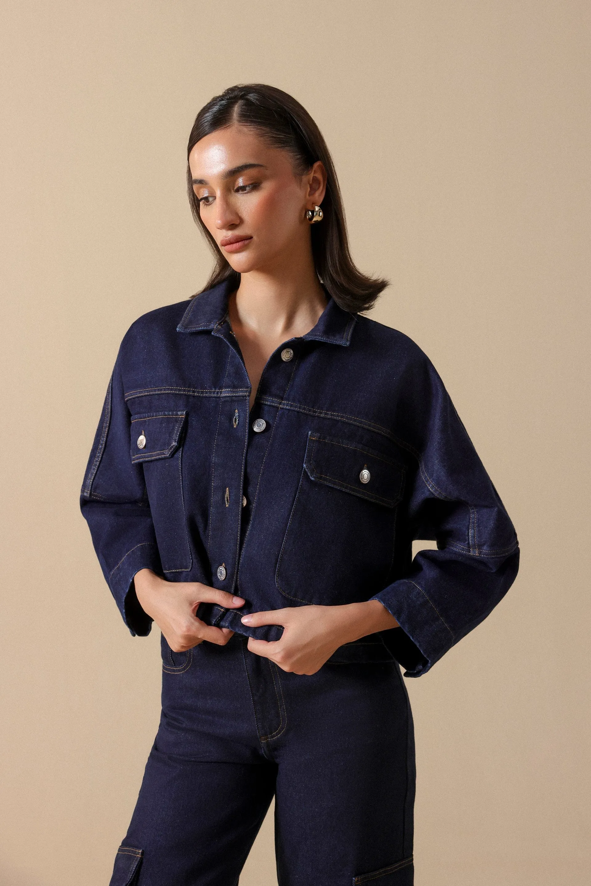 Denim Oversized Jacket