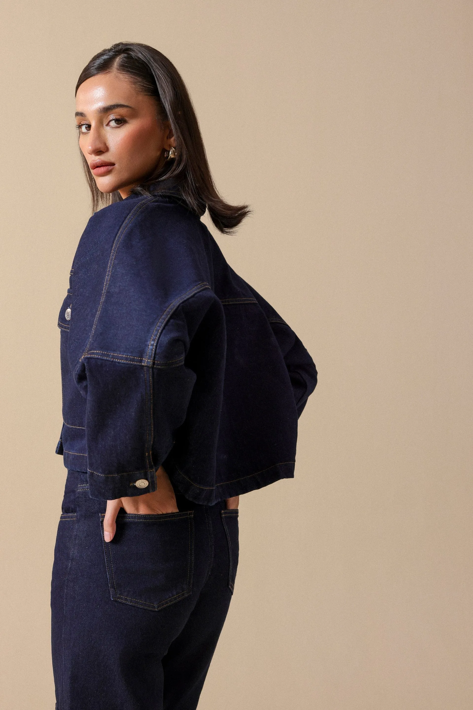 Denim Oversized Jacket