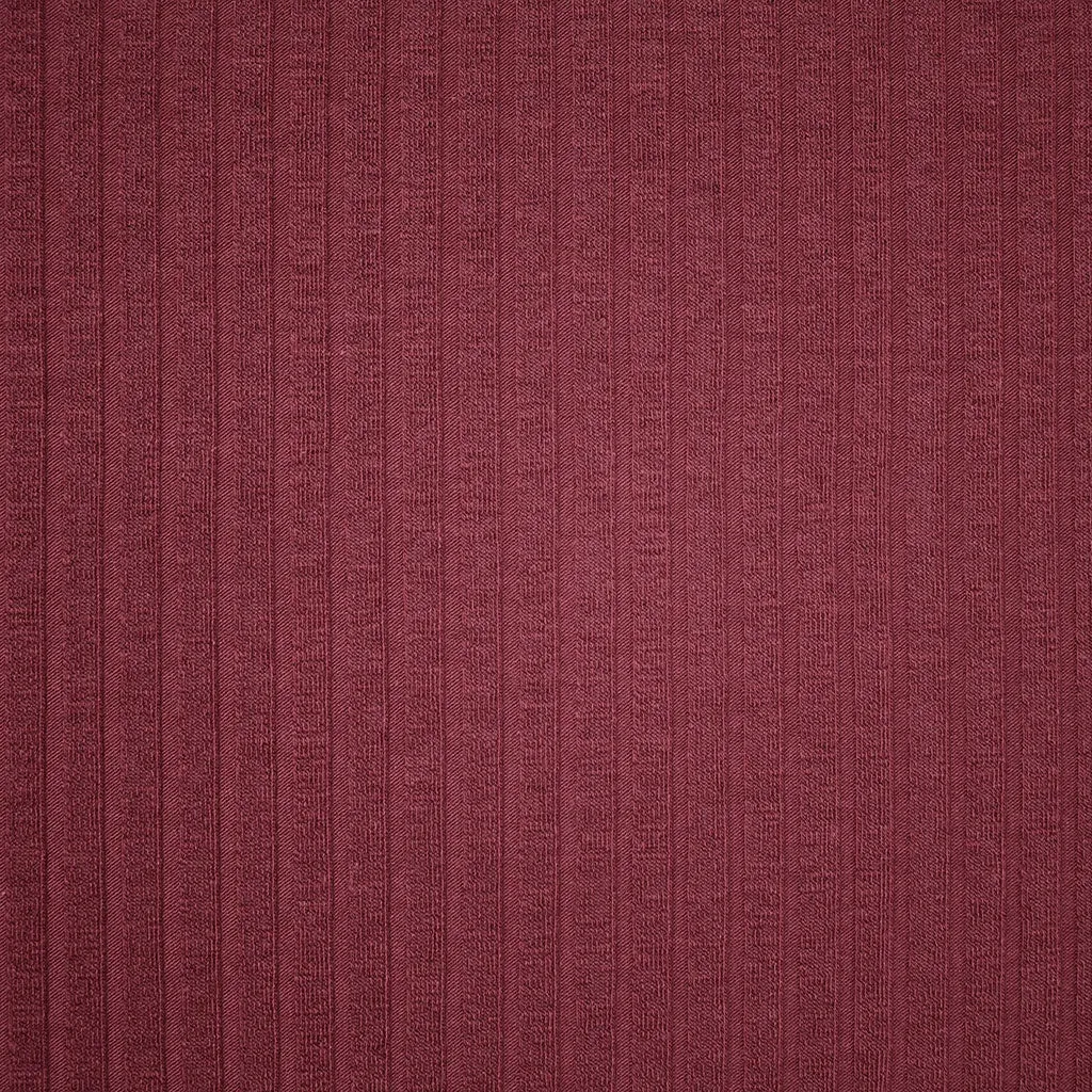 Designer Wide Rib Jersey Knit Wine SY