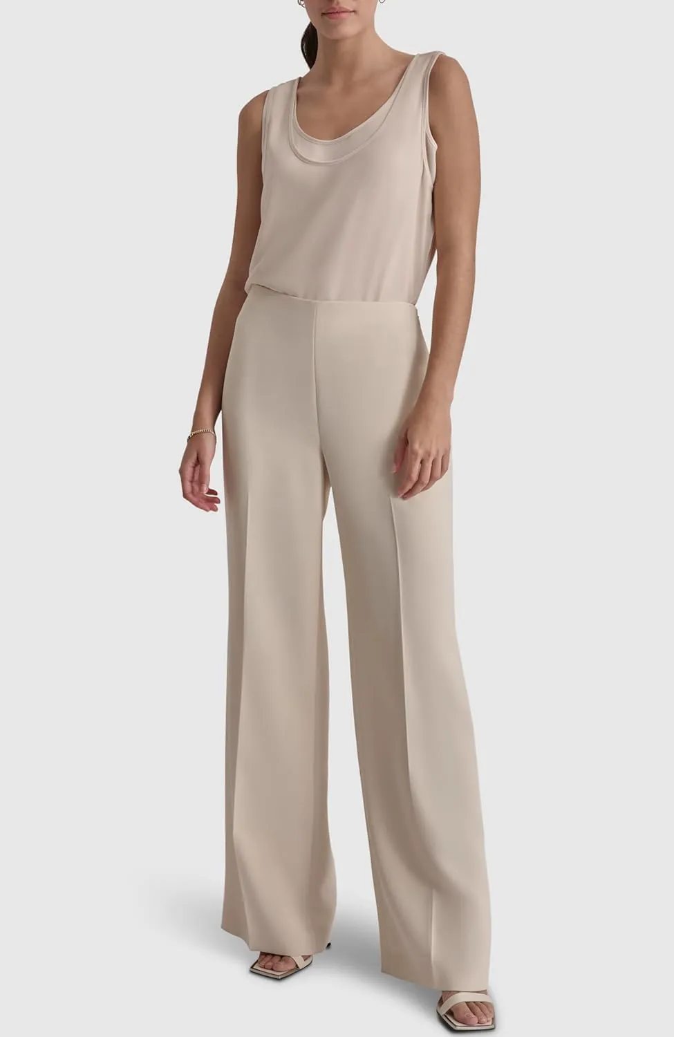 DKNY Women's Wide Leg Suit Pant