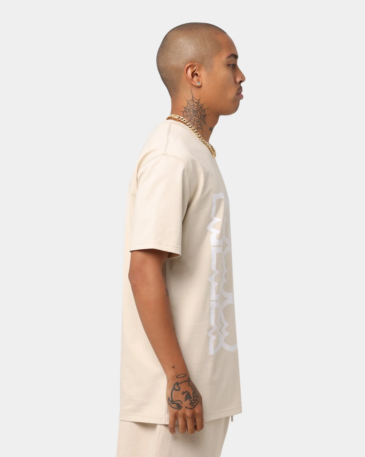 Dope Warp Speed T-Shirt Sand/White
