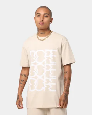 Dope Warp Speed T-Shirt Sand/White