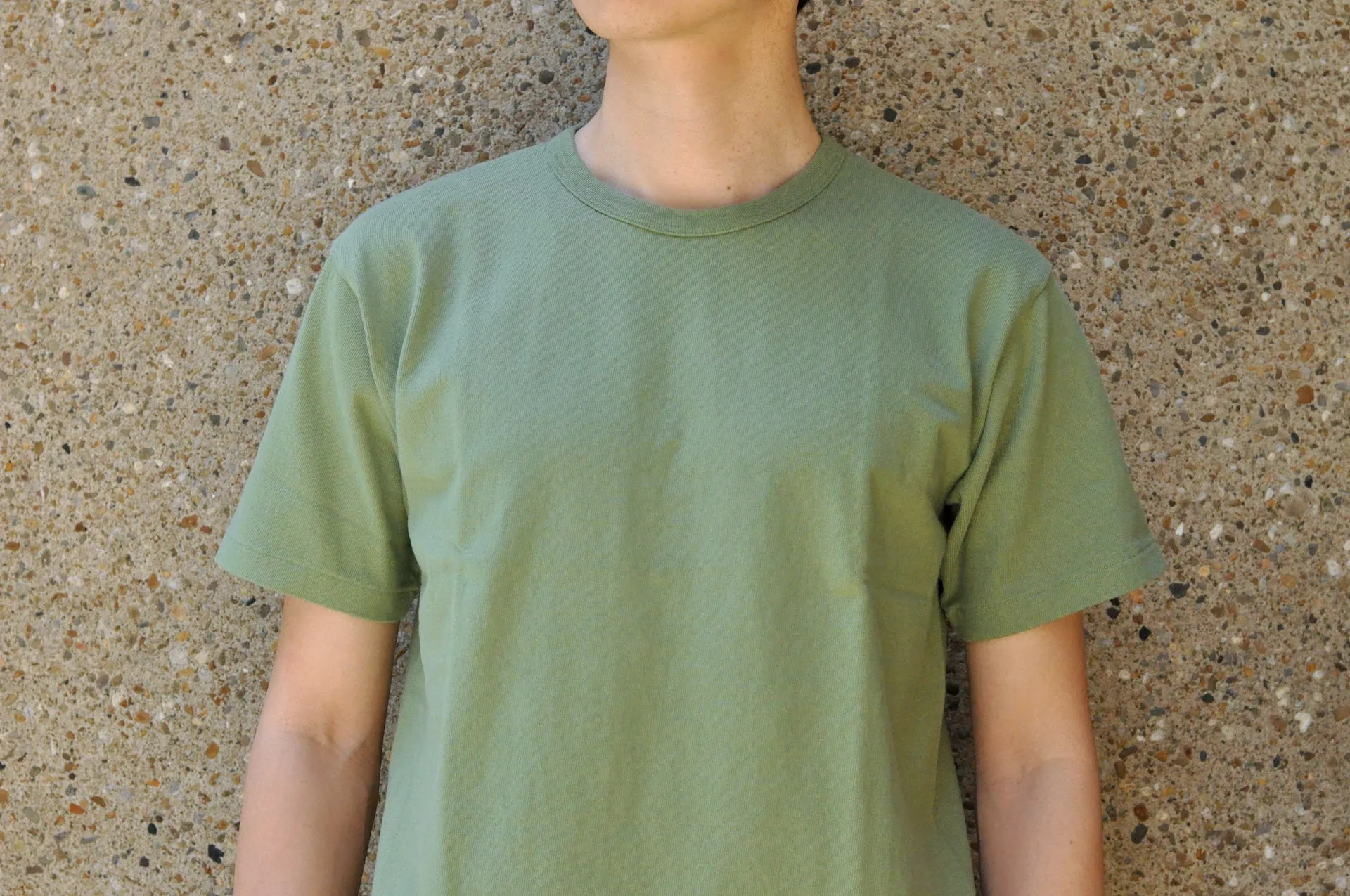 Dubble Works 9oz "Ultra-Heavy" Loopwheeled Tee (Tea Green)
