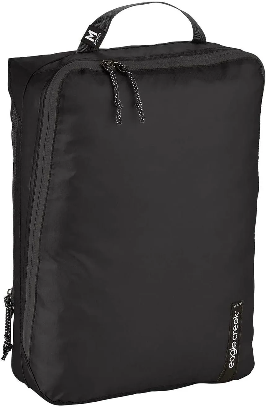 Eagle Creek Pack-It Isolate Clean/Dirty Packing Cubes for Travel, Black - Medium