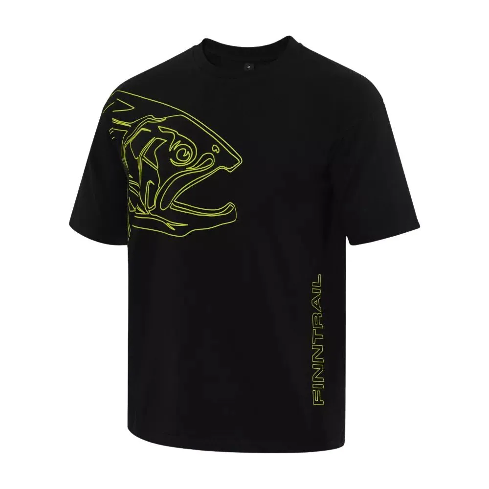 Finntrail | Big Fish T-Shirt | Black and Yellow