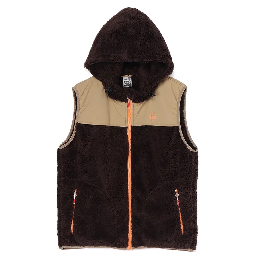 【FW24 秋冬・新品】Chums Men's Elmo Fleece Vest CH04-1423 FW24 背心抓毛有帽 外套 男裝 M'S