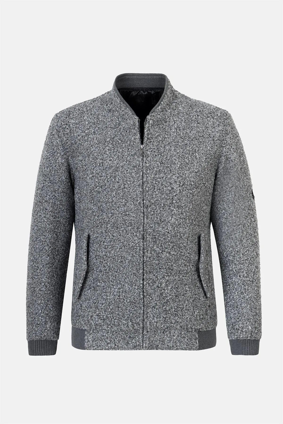 Gray Felt Jacket