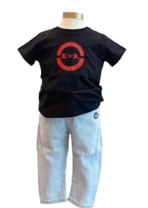 Half Circle Eagle Logo Top and Pants Set