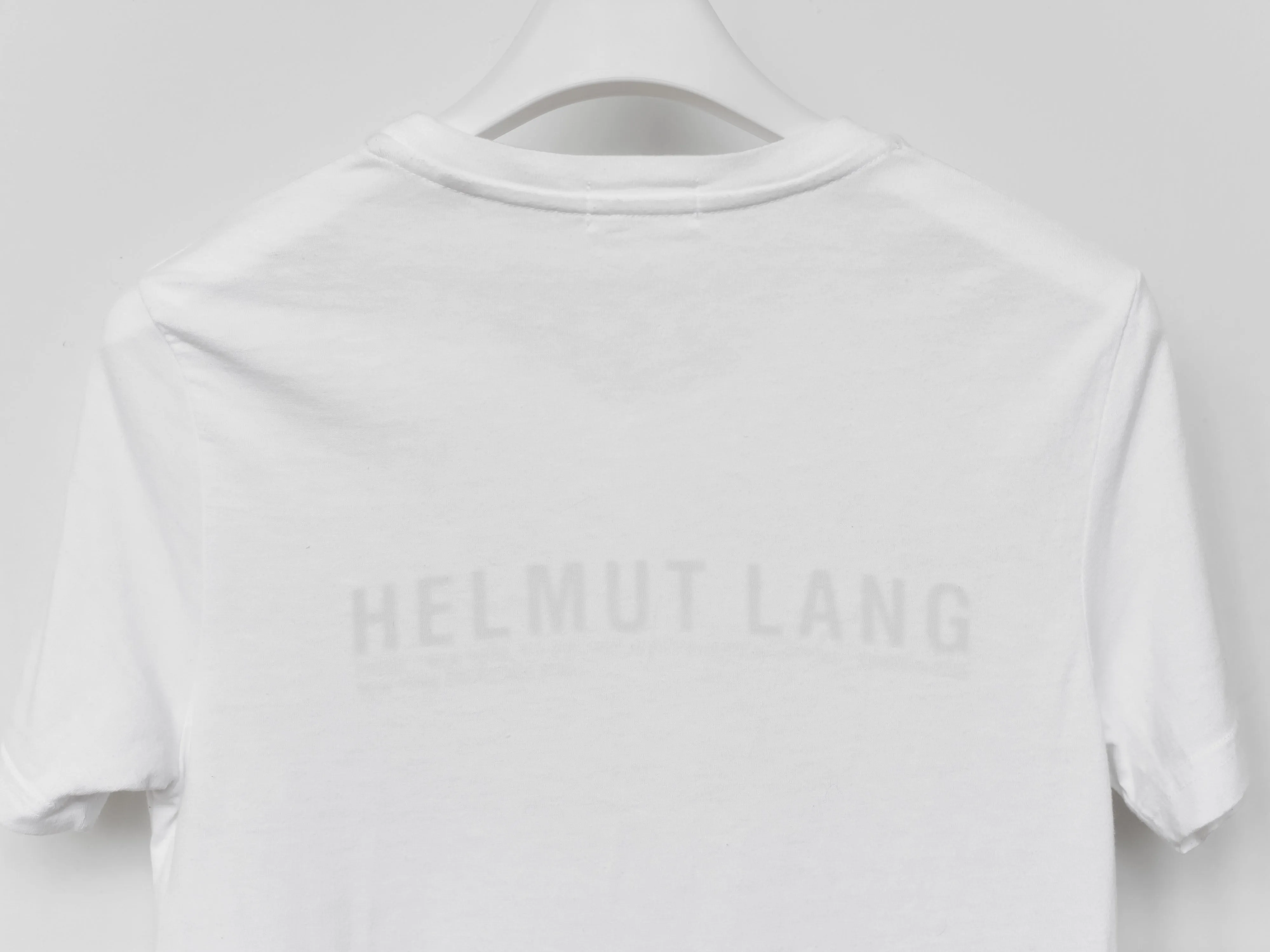 Helmut Lang SS00 Printed Staff Tee