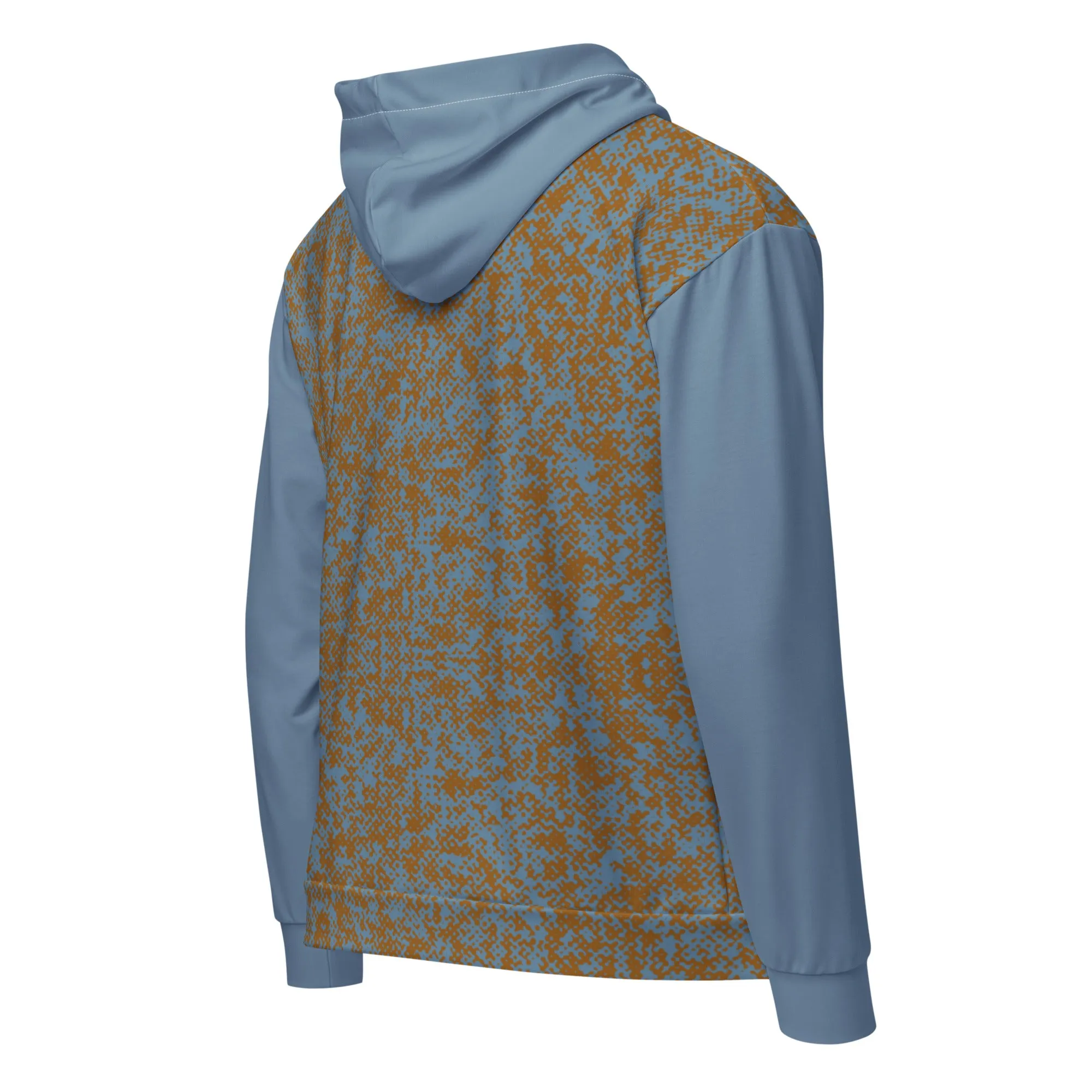 Humble Sportswear™ Men's Blue Active Zip Hoodie