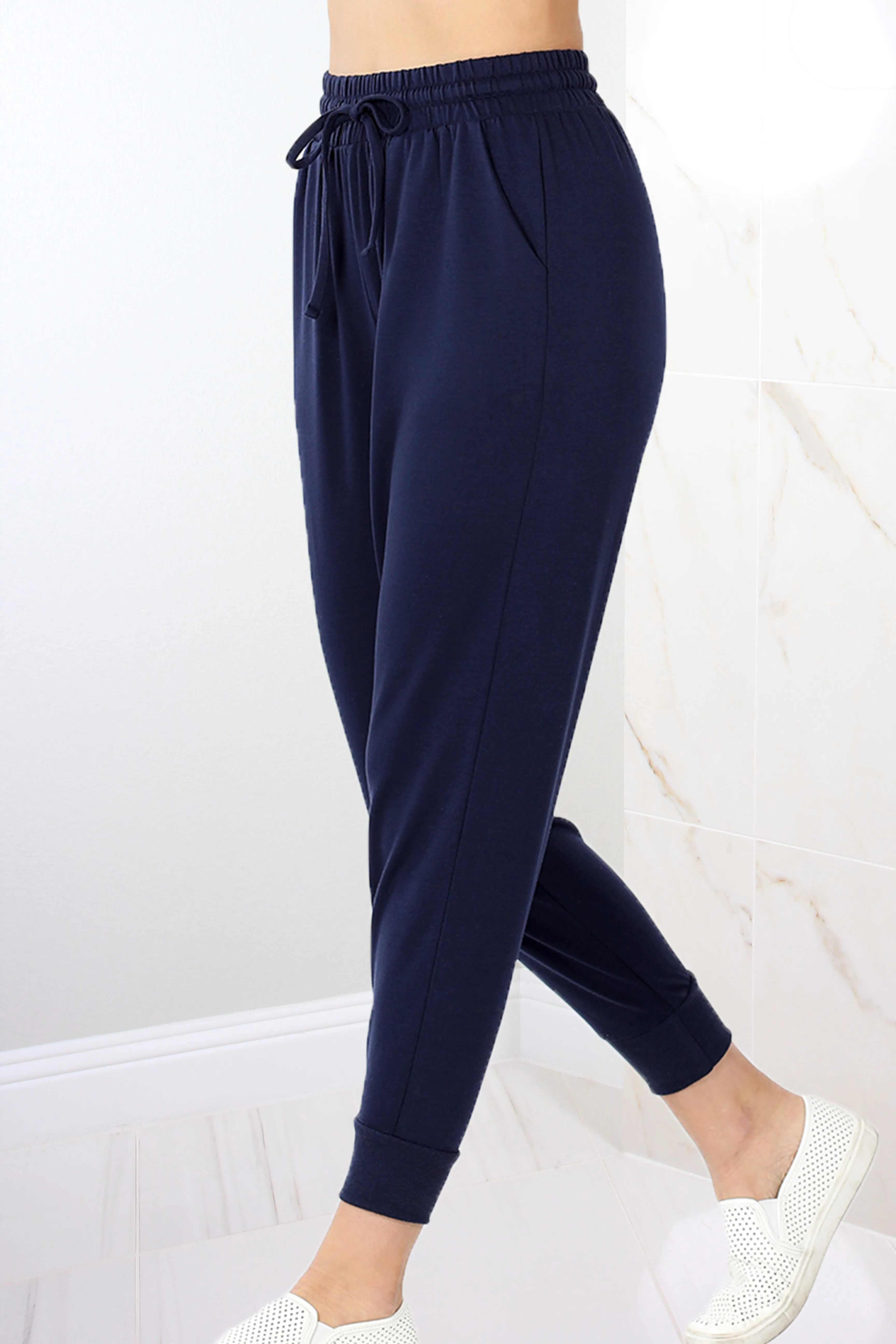 Jackson Soft Terry Joggers | Navy