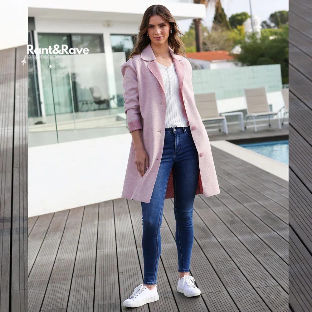 Josephine Coat in Pink