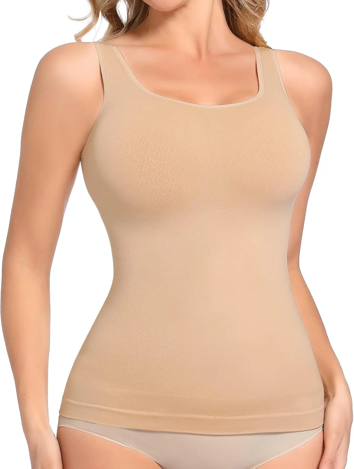 JOYSHAPER Tummy Control Shapewear Tops for Women Shaper Cami Seamless Body Shaper Tank Top Compression Body Slimming camisole