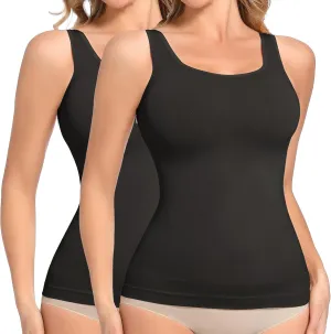 JOYSHAPER Tummy Control Shapewear Tops for Women Shaper Cami Seamless Body Shaper Tank Top Compression Body Slimming camisole