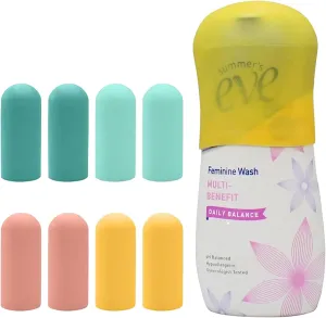 LAKSMI 8 Pack Silicone Bottle Covers, Travel Essentials Toiletries, Cruise Ship Essentials, Accessories Luggage, Travel Must Haves, Elastic Sleeves for Leak Proofing