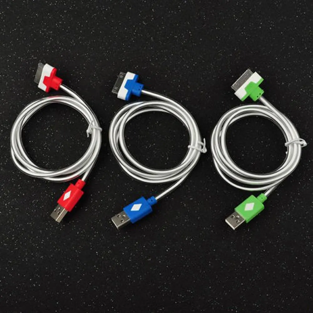 LED USB Cable - LED Flowing Visible Light Up Luminescent Smart Charge