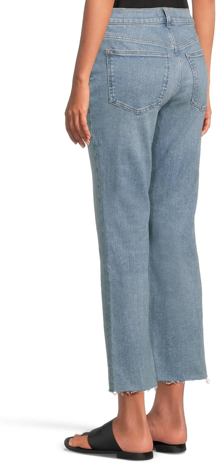 Madewell Women's Mid-Rise Kick Out with Clean Hem in Altoona Wash