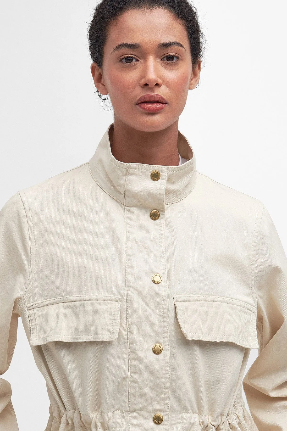 Maeva Utility Jacket - Salt/Summer Navy/Ecru