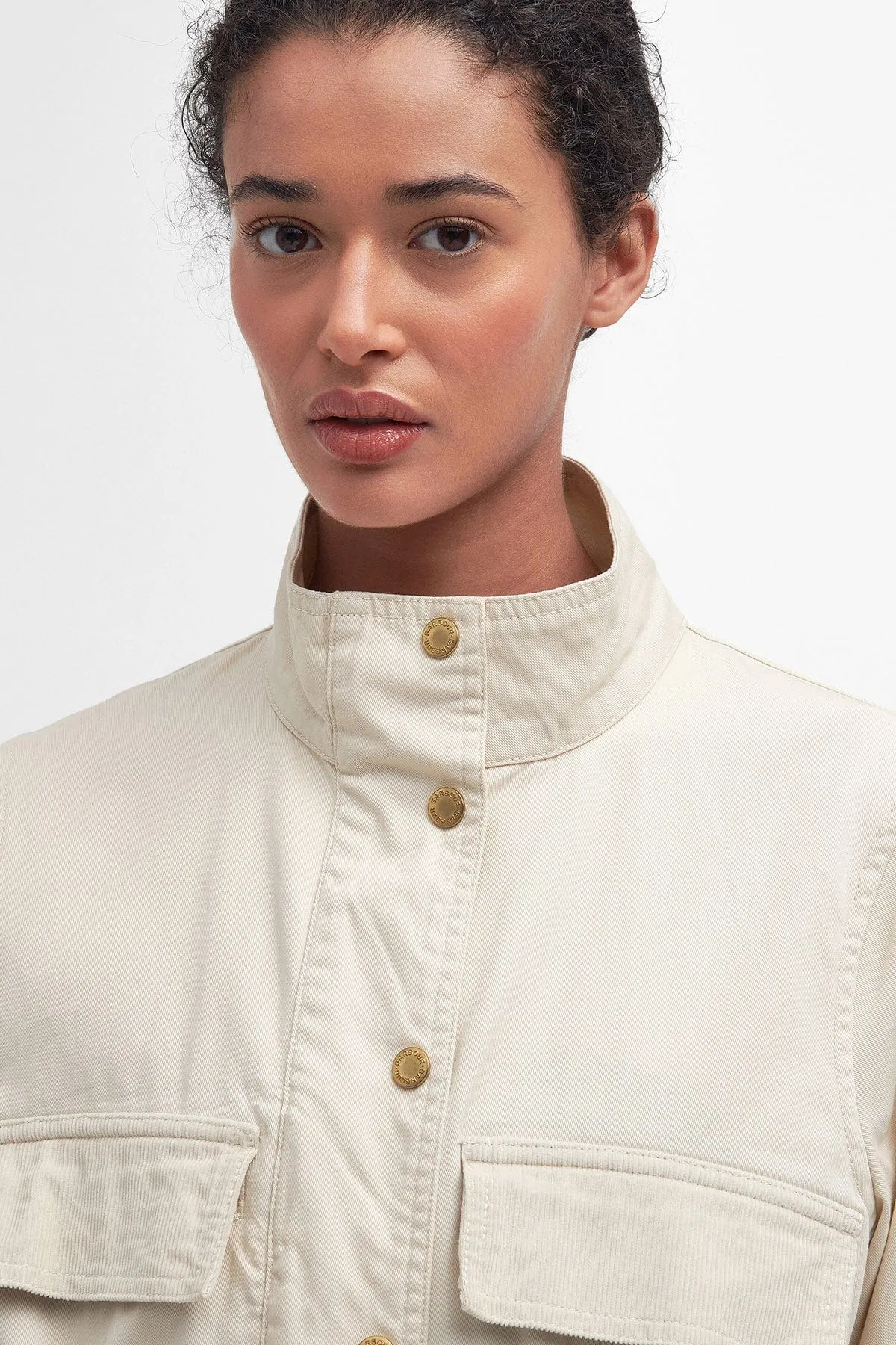 Maeva Utility Jacket - Salt/Summer Navy/Ecru