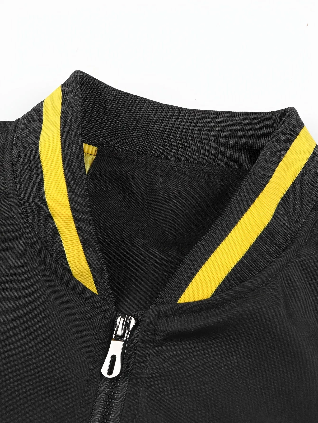 Men's Casual Baseball Collar Varsity Coat | Bomber Jacket
