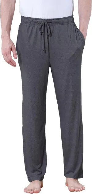 Men's Lightweight Pajama Pants Soft Lounge Sleep Joggers Adjustable Drawstring & Pockets All-Season Sleepwear