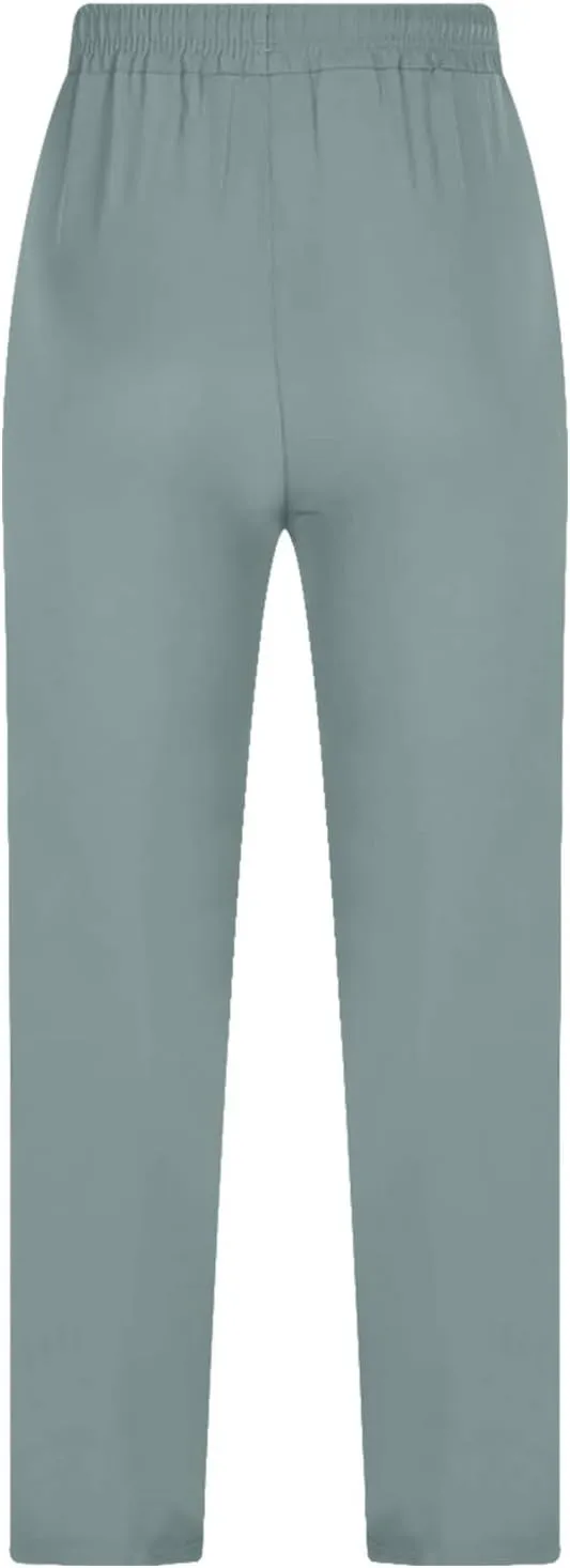Mens Stretch Cargo Pants Casual Elastic Waist Drawstring Slim Fit Training Trousers Outdoors Golf Sweatpants Joggers