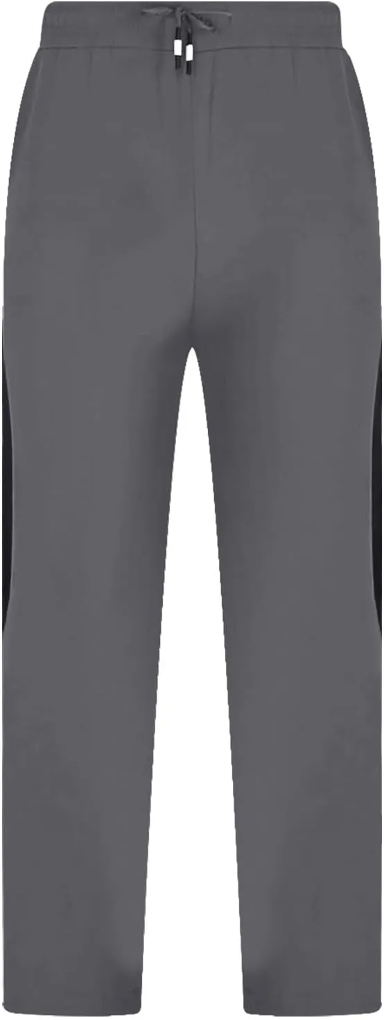 Mens Stretch Cargo Pants Casual Elastic Waist Drawstring Slim Fit Training Trousers Outdoors Golf Sweatpants Joggers