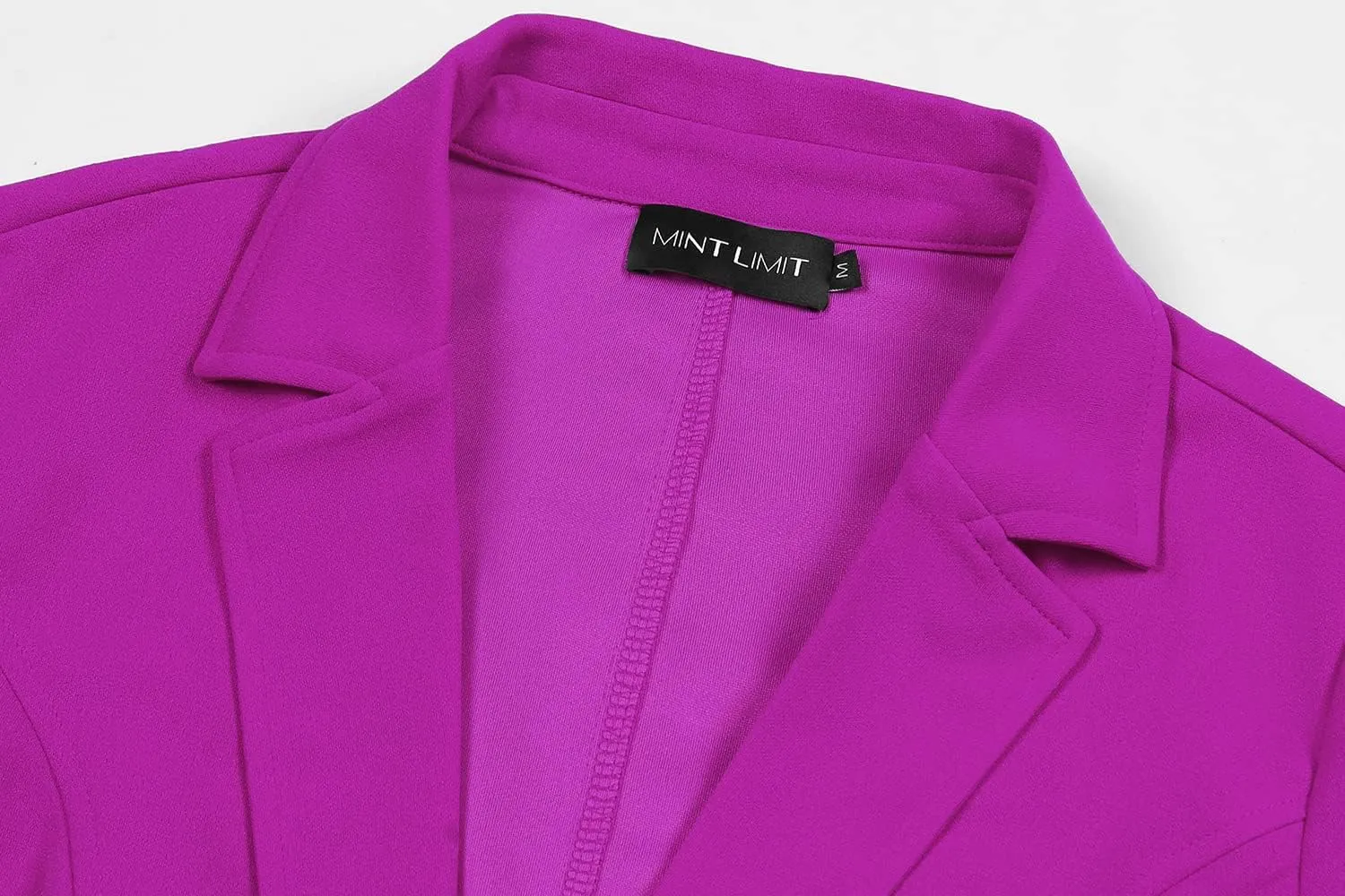 MINTLIMIT Women Long Sleeve Button Blazers Work Casual Office Notch Lapel Business Open Front Blazer Jacket with Pockets
