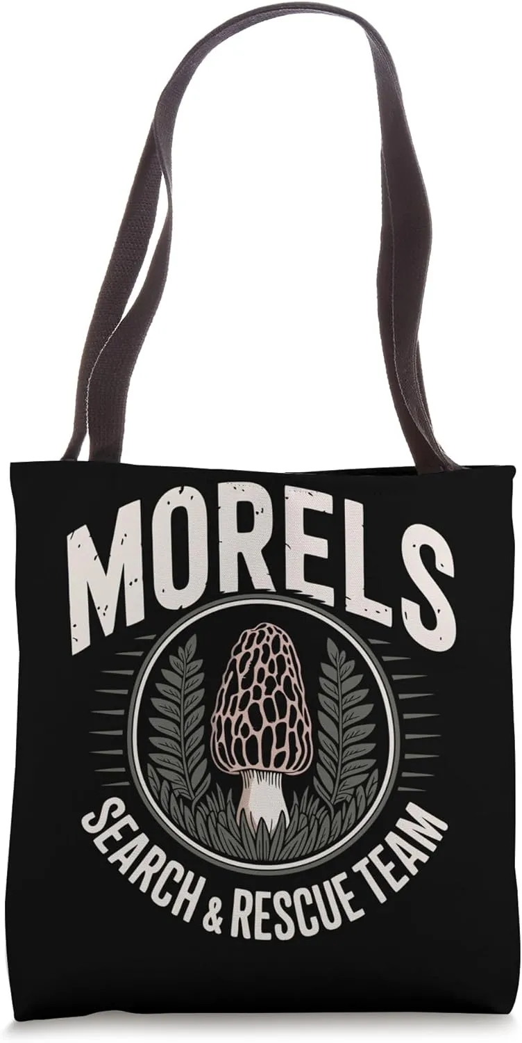 Morels Search & Rescue Team Mushroom Tote Bag