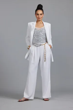 Paula Ryan Soft Leg Pant - White