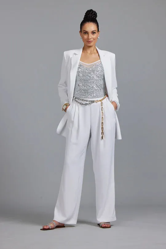 Paula Ryan Soft Leg Pant - White