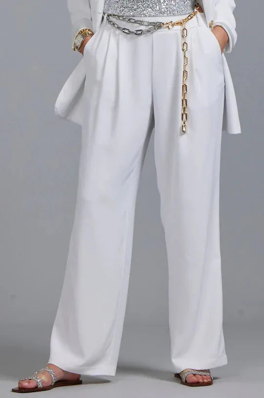 Paula Ryan Soft Leg Pant - White