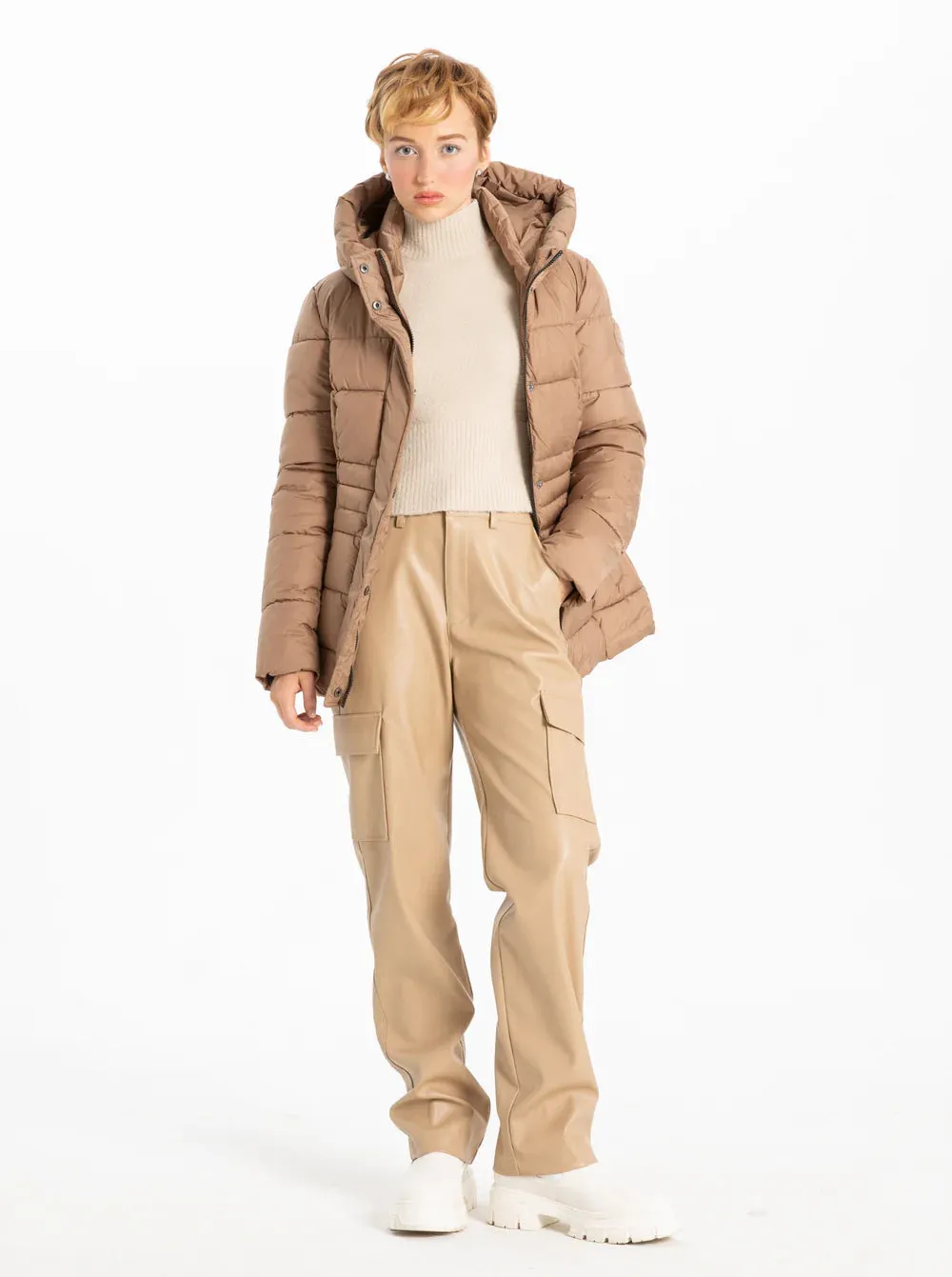 Point Zero Puff Jacket - Camel