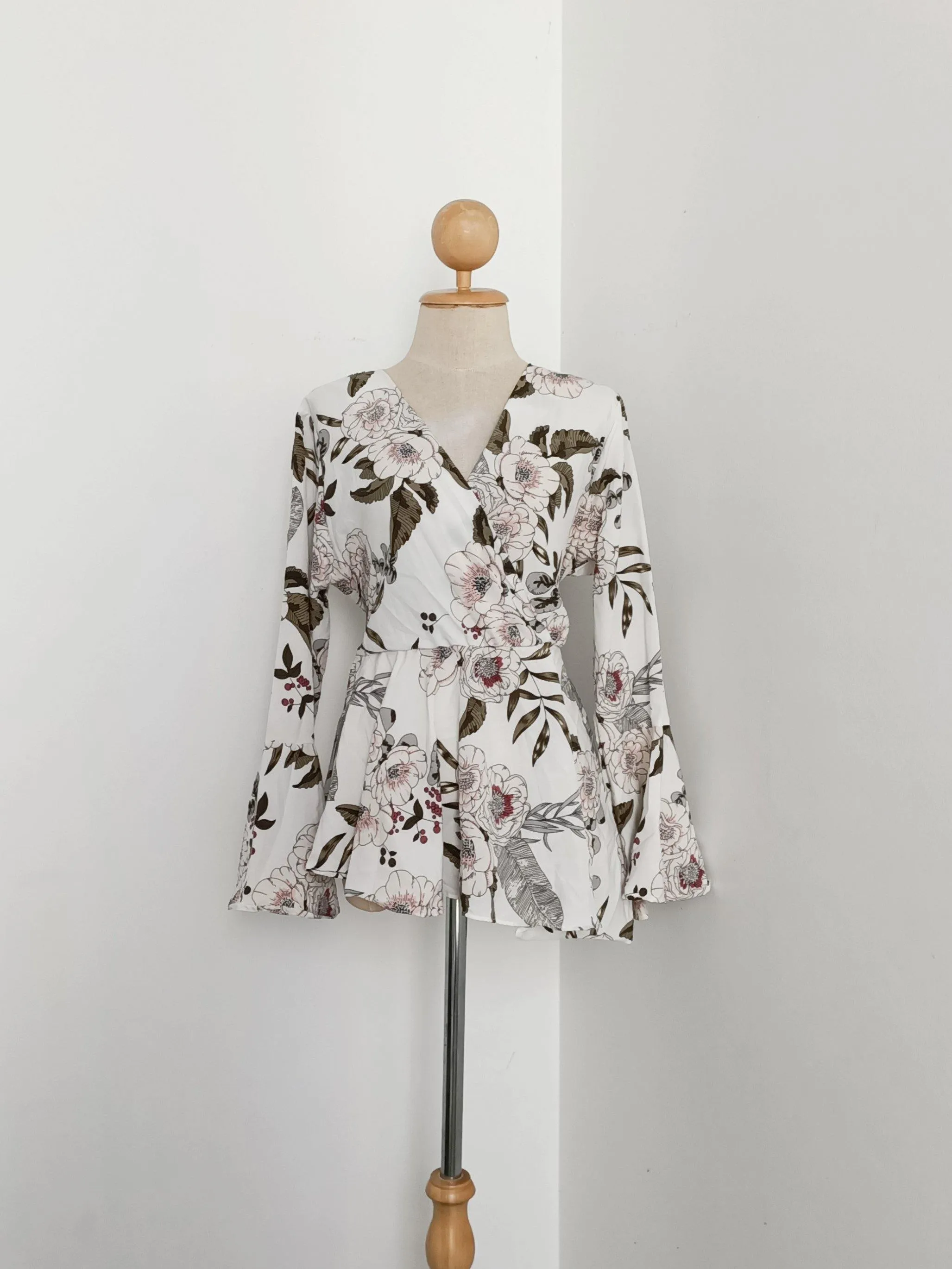 Printed  V Neck tops - Manila