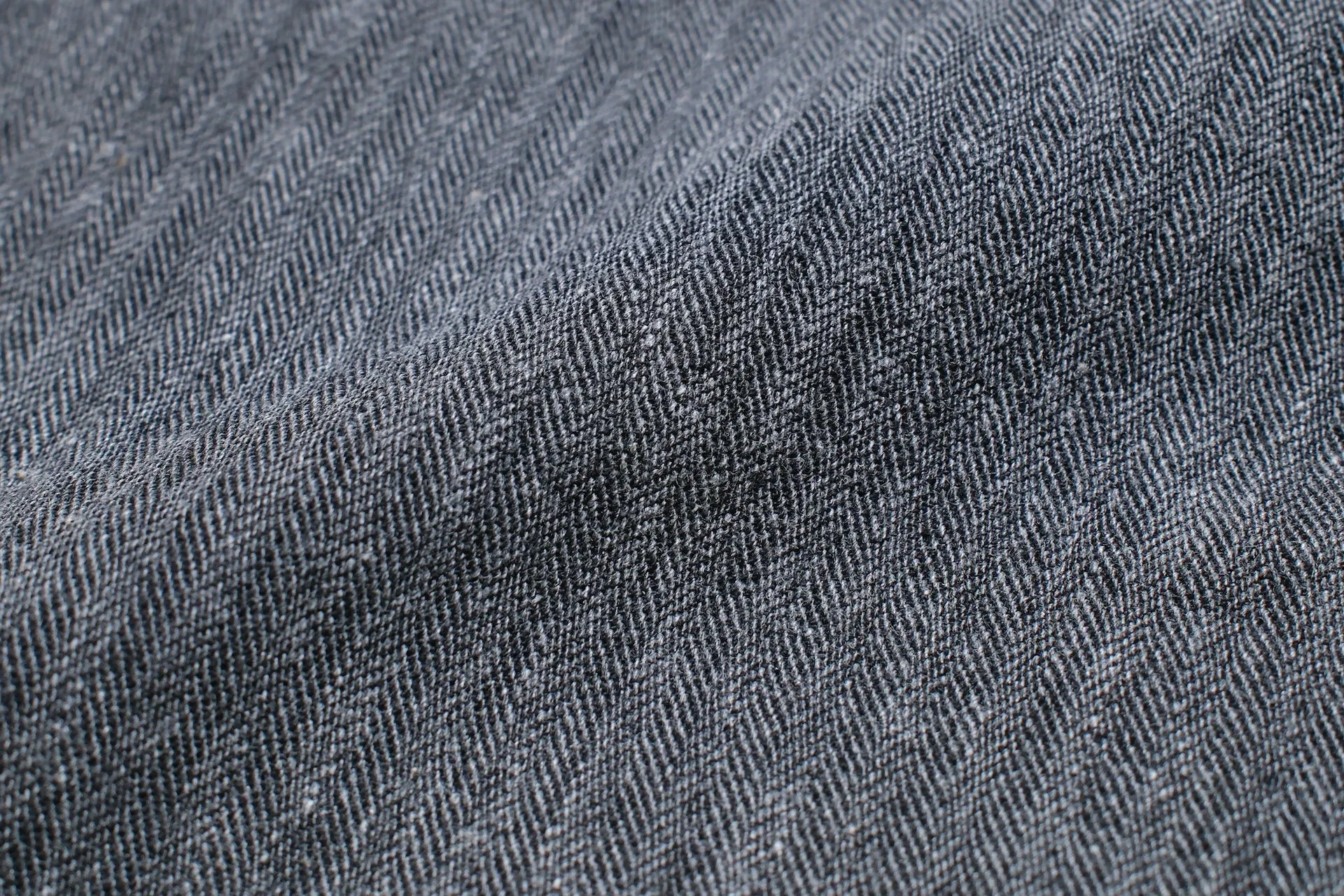 Pure Blue Japan "All-Seasons" HBT Hooded Pullover (Heather Grey X Black)