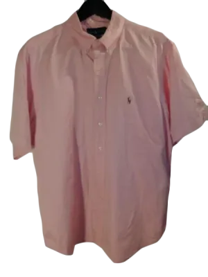 Ralph Lauren 60's Men's Dress Shirt Pink  Sz 17 1/2 SKU 000153-2