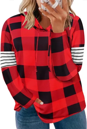 RITERA Plus Size Hoodies For Women Casual Sweatshirt Fall Winter Long Sleeve Oversize Pullover Tops