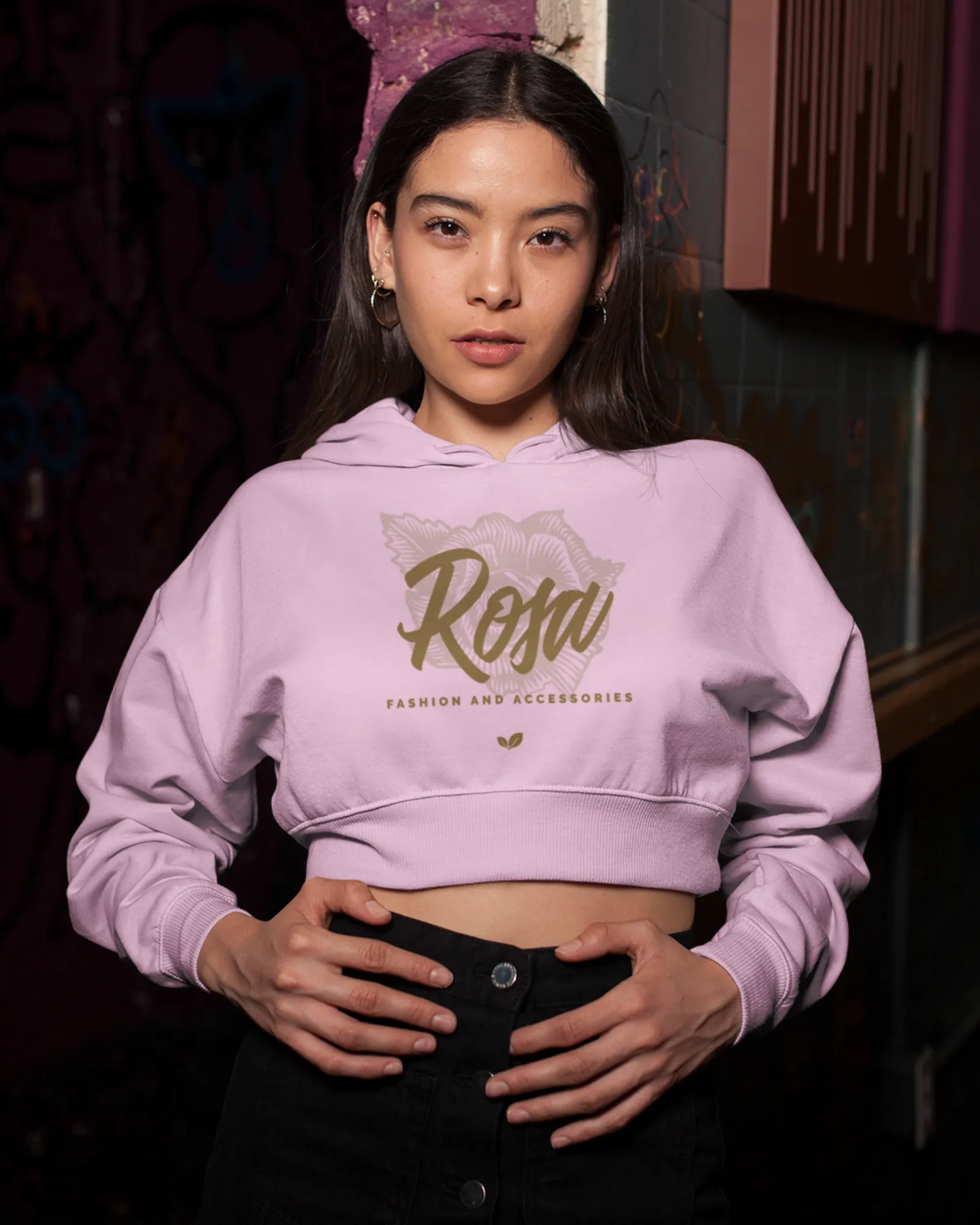 Rosa - Women's Crop Hoodies