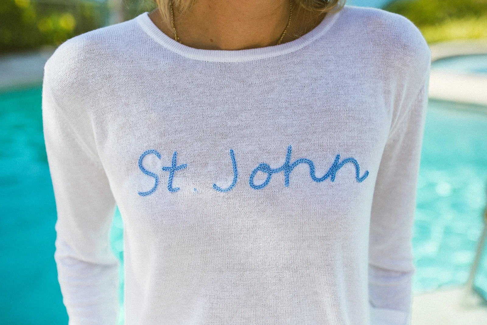 St John Sweater - White