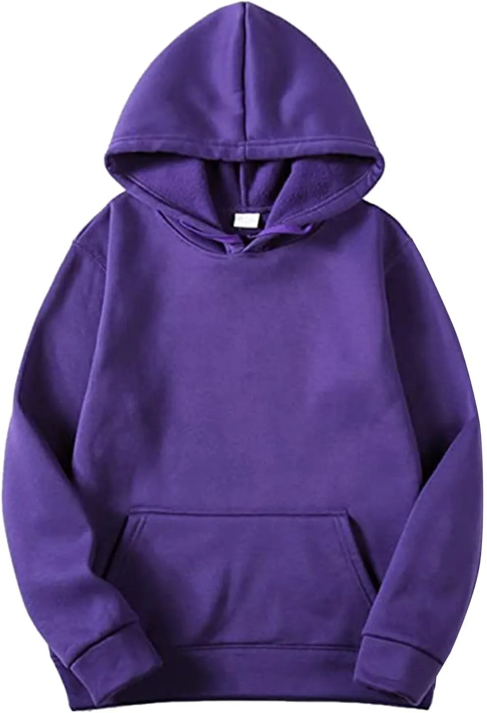 Straight Leg Cargo Sweatpants and Winter Leisure Solid Color Hooded Sweater Pants with High Waisted Joggers Pants