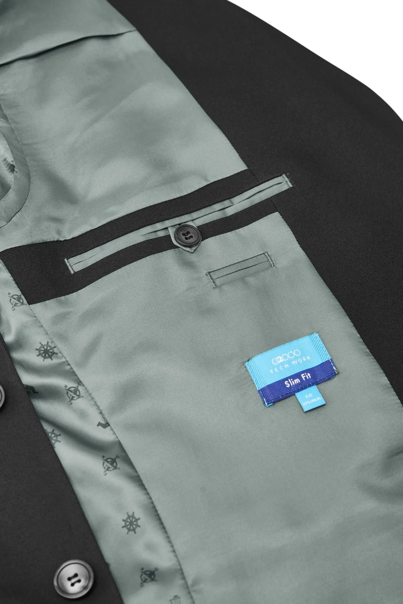 Teflon Smart Fit Twill Suit Blazer