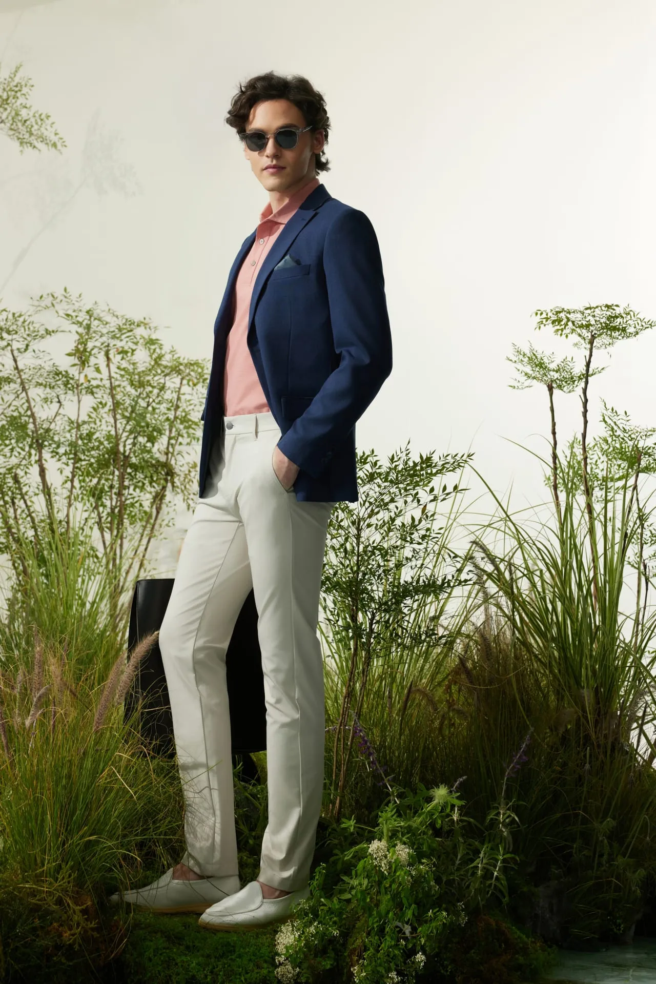 Teflon Smart Fit Twill Suit Blazer