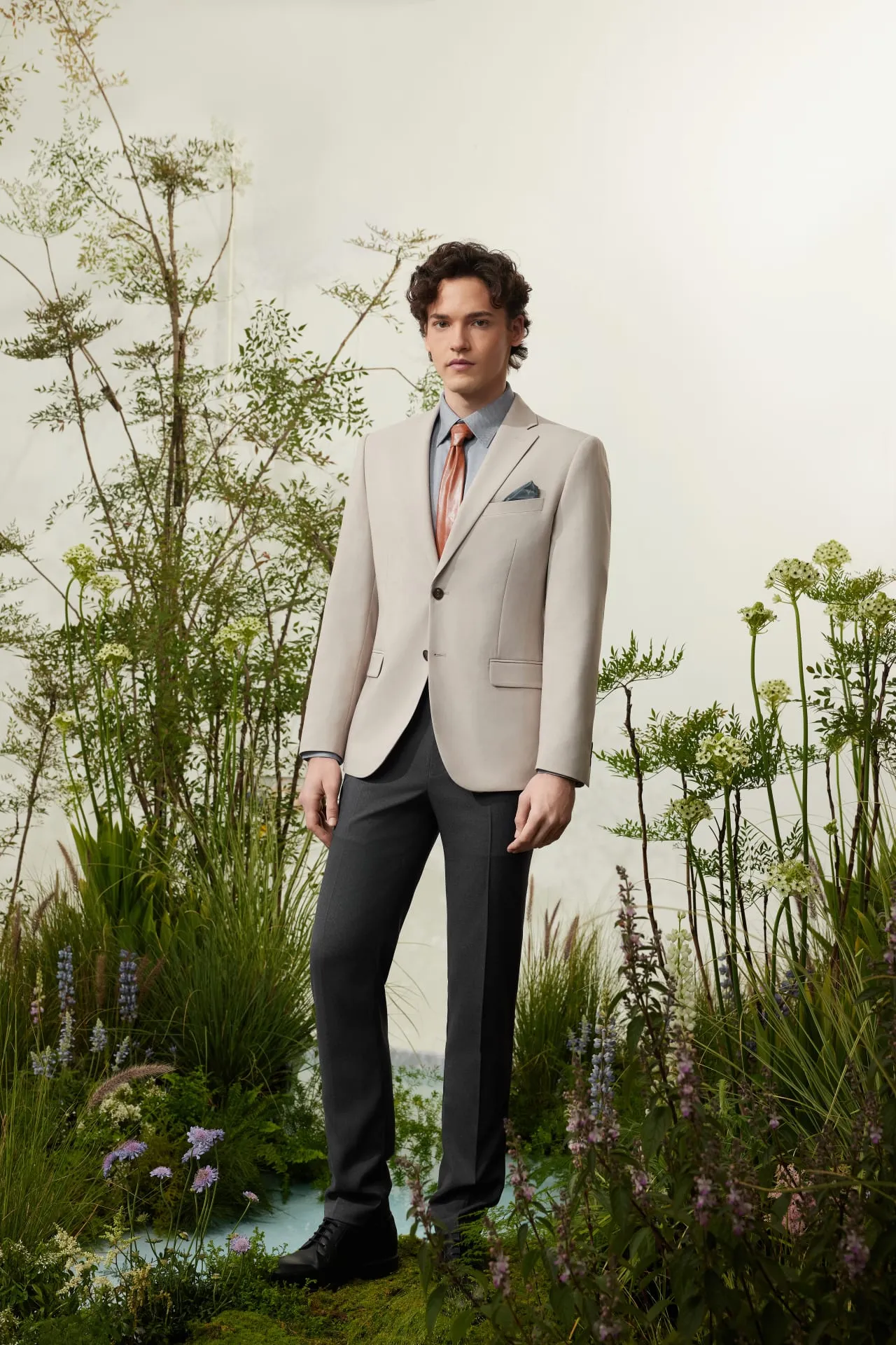 Teflon Smart Fit Twill Suit Blazer