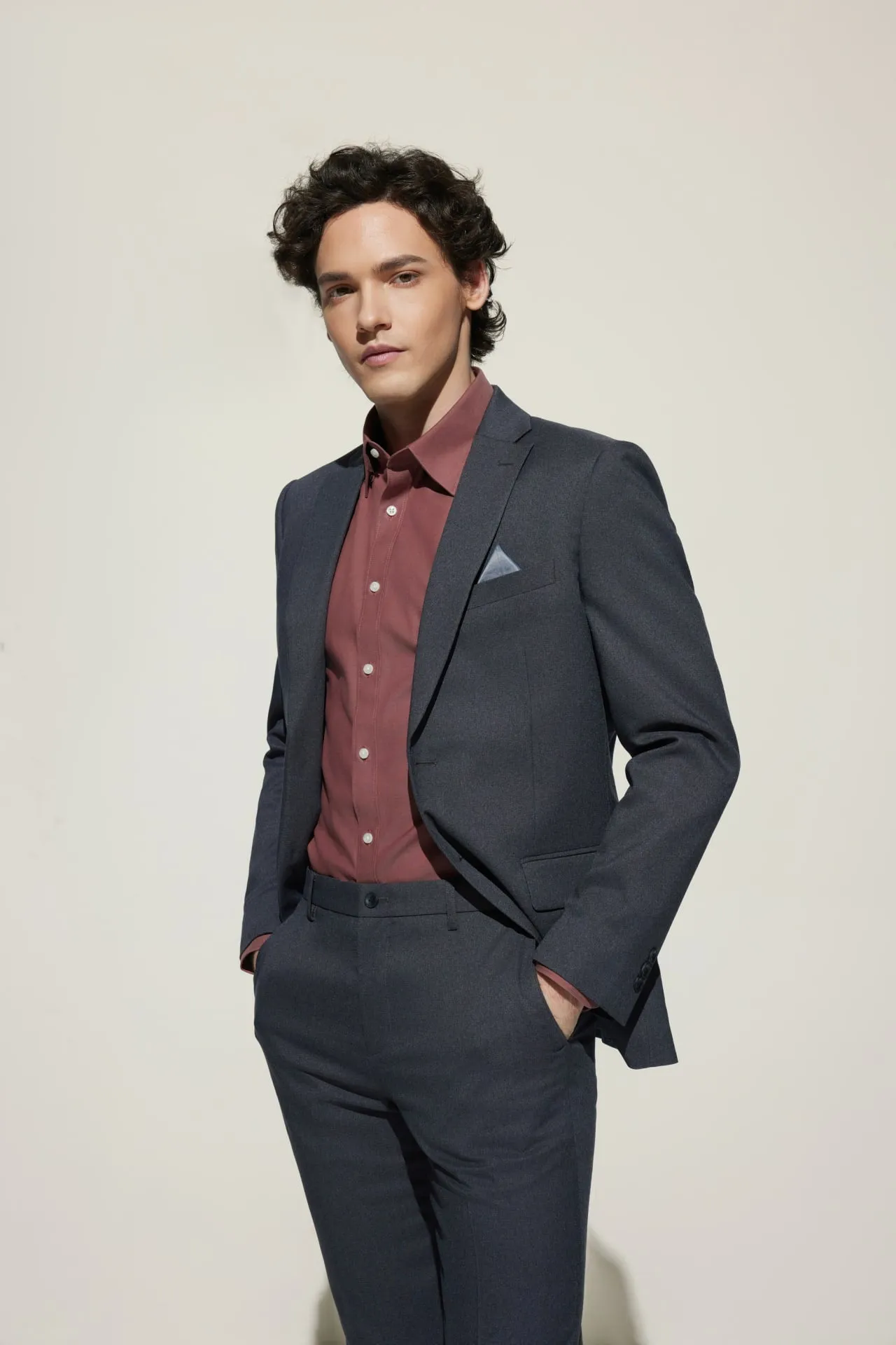 Teflon Smart Fit Twill Suit Blazer