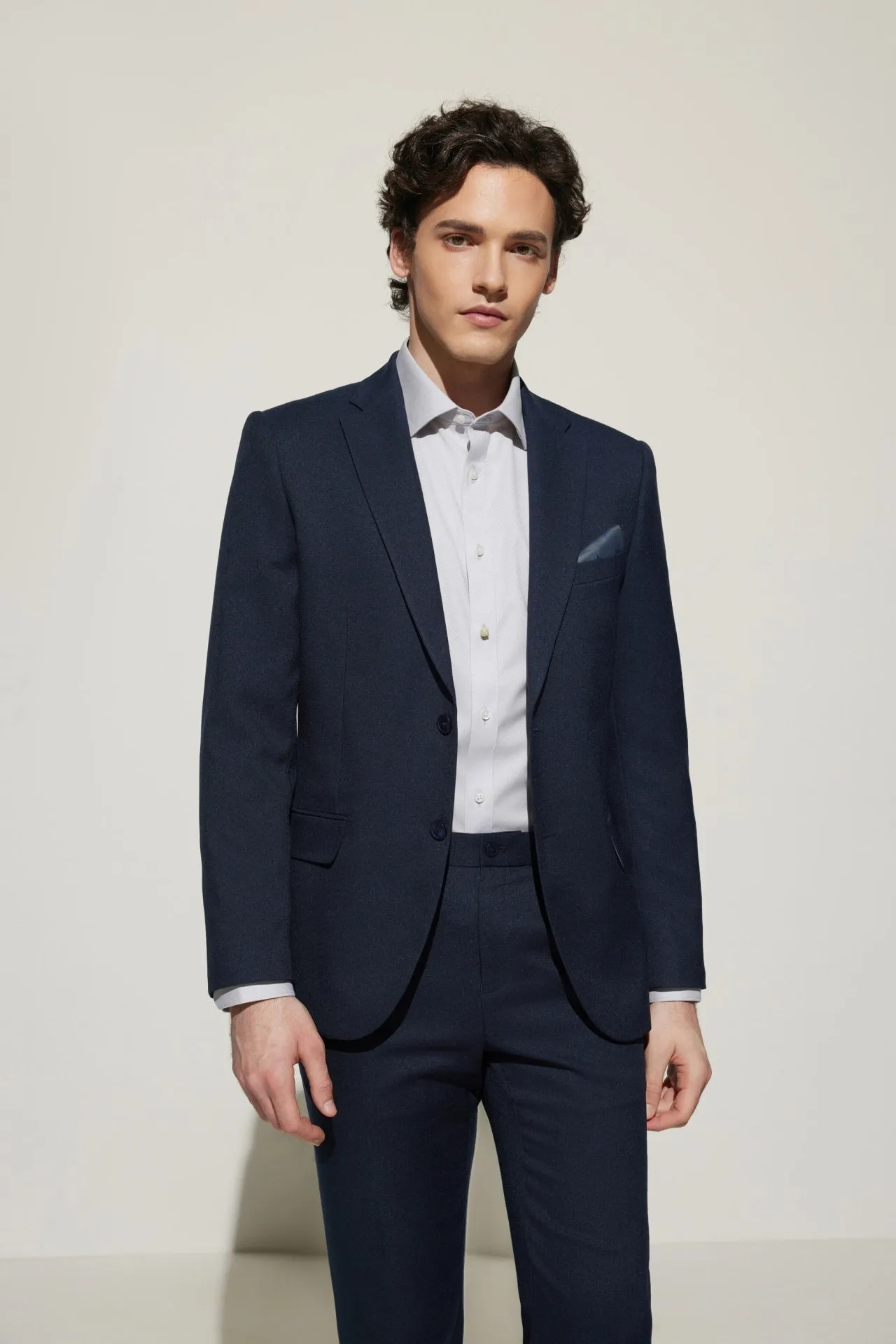 Teflon Smart Fit Twill Suit Blazer